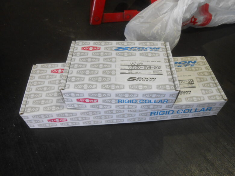 ZC72　スイフト　ダウンサス・スタビリンク・リジカラ・バッテリー・タイヤ交換と四輪アライメント