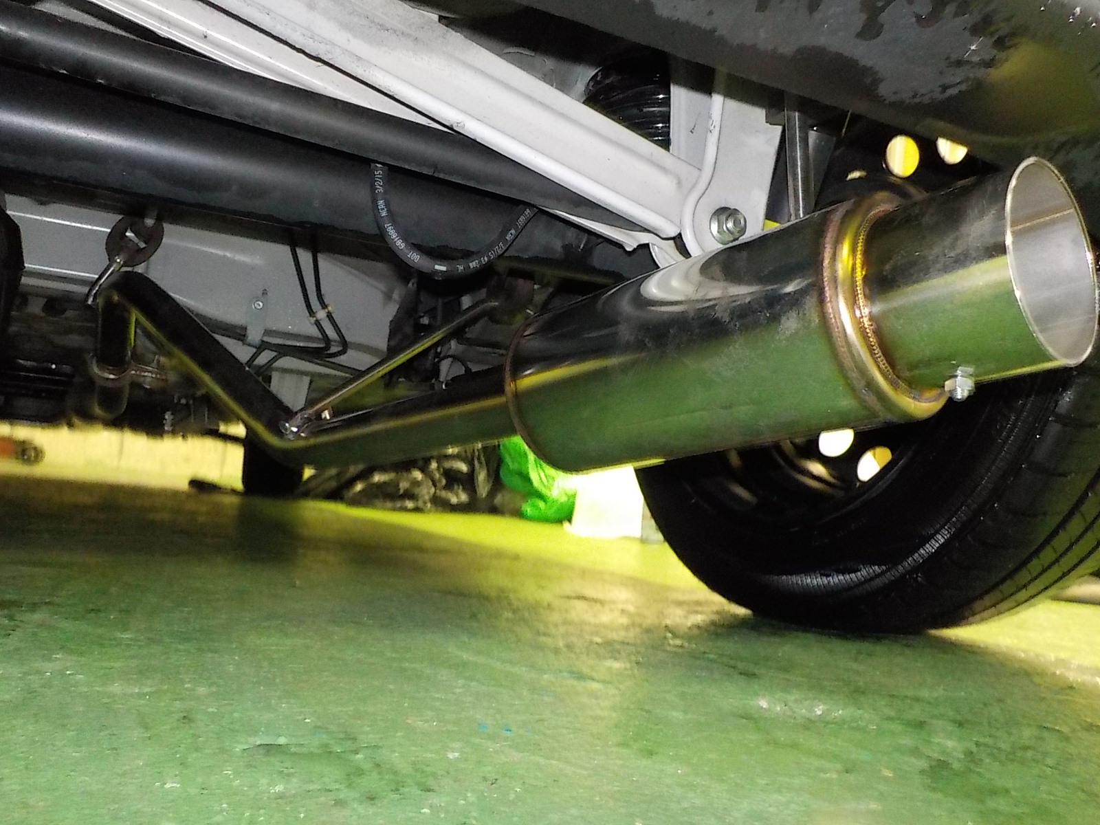 ハスラー　マフラー交換