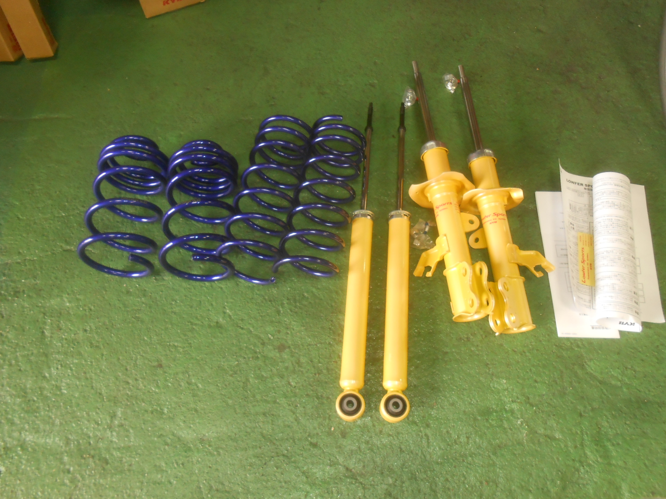 NOTE　足回り交換　四輪アライメント