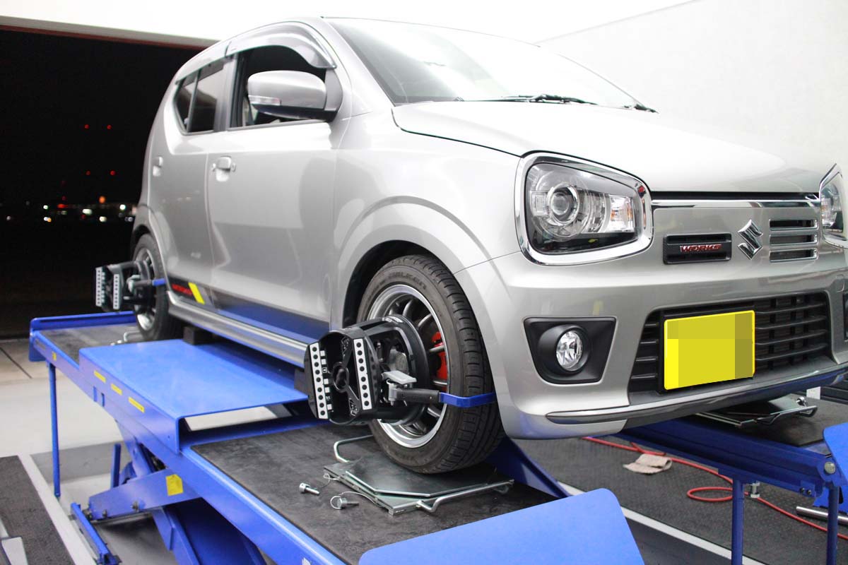 HA36Sの四輪アライメント