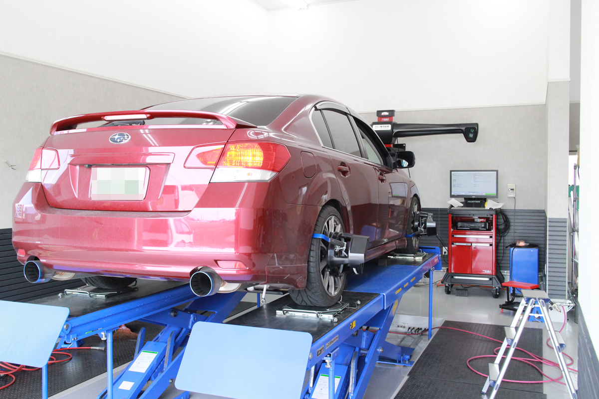 レガシー BM9の四輪アライメント