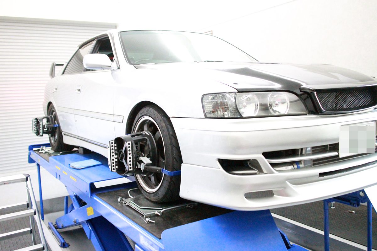 JZX100の四輪アライメント