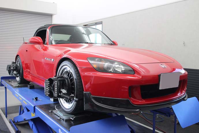 S2000 1G締め 四輪アライメント