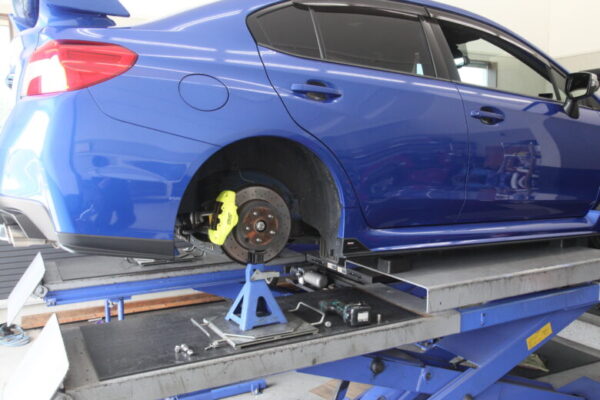 WRX VAB 1G締めと四輪アライメント