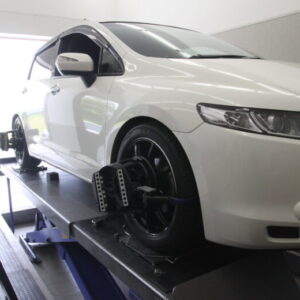 オデッセイ RB3 車高調整と四輪アライメント