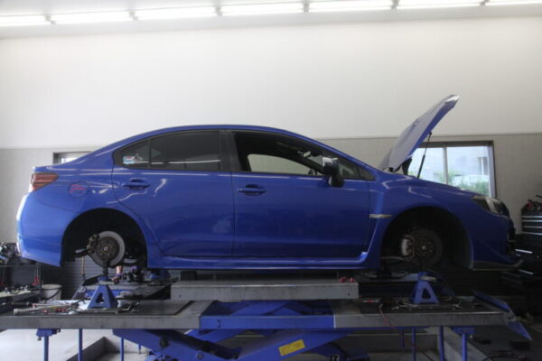 WRX VAG 1G締めと四輪アライメント