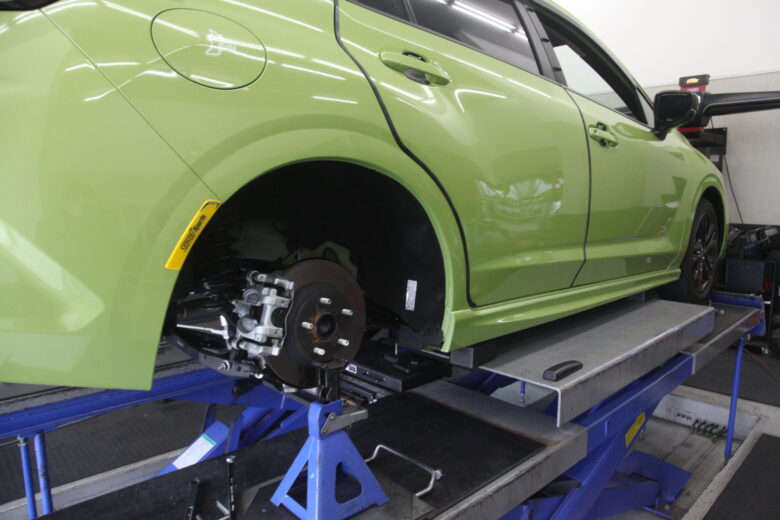 インプレッサ GU7 1G締めと四輪アライメント