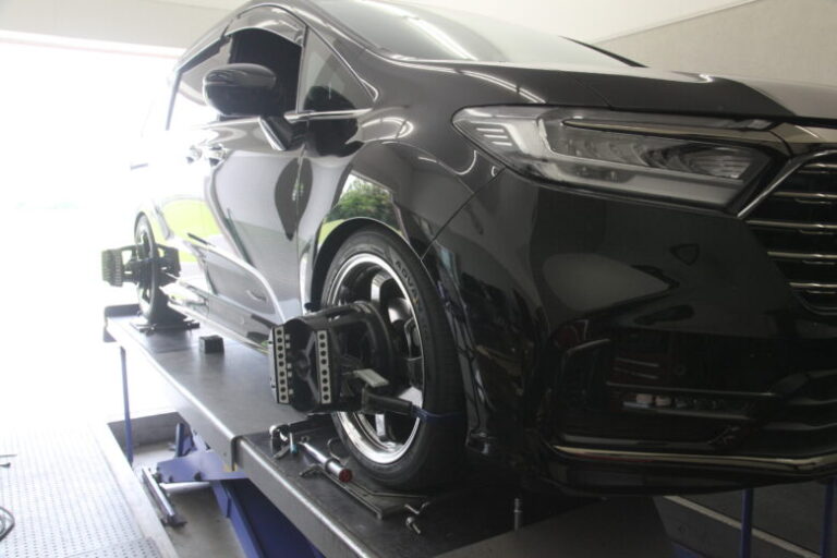 オデッセイ RC5 リアサスペンション調整と四輪アライメント