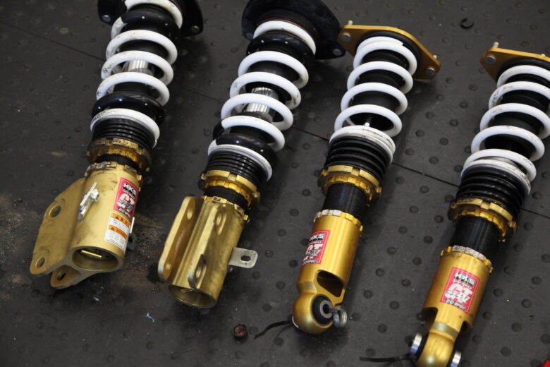 WRX VAB HKS車高調・HKSマフラー・ハンドル交換