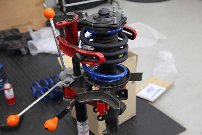 シビック FL5 SPOONスプリング交換と四輪アライメント