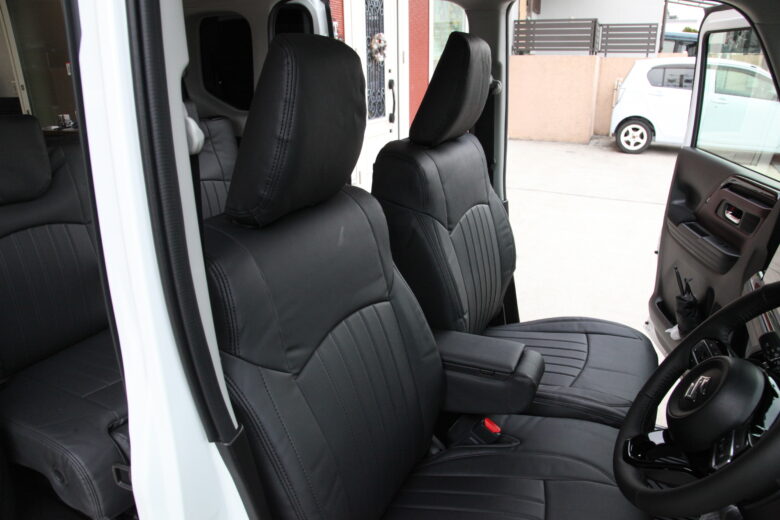 スペーシア MK54S シートカバー取り付け