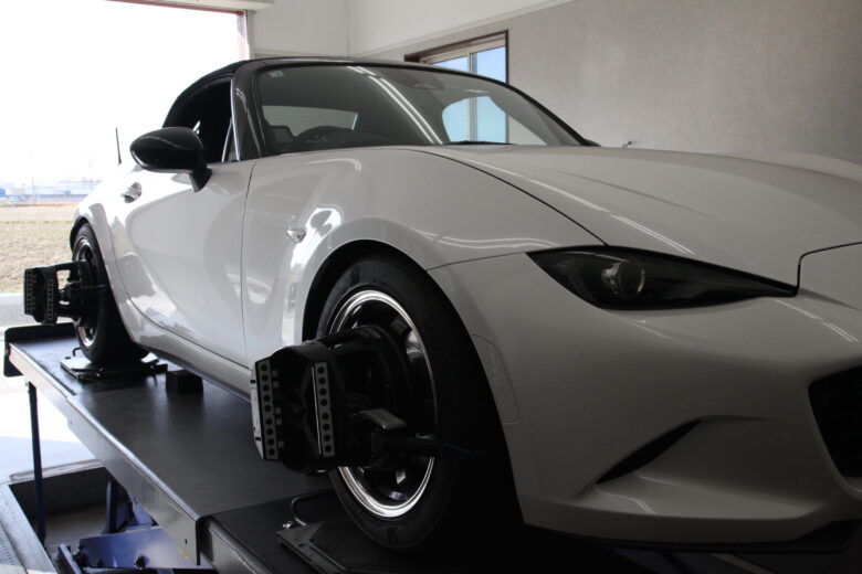 ロードスター ND5RE 四輪アライメント