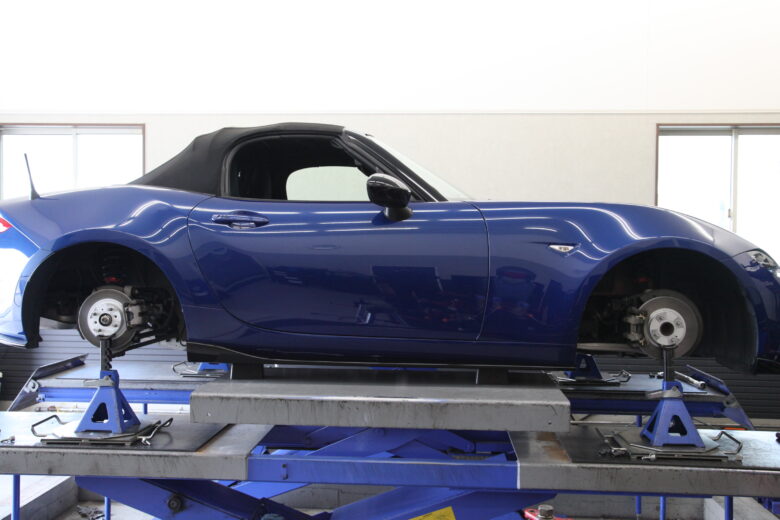 ロードスター ND5RC 1G締めと四輪アライメント