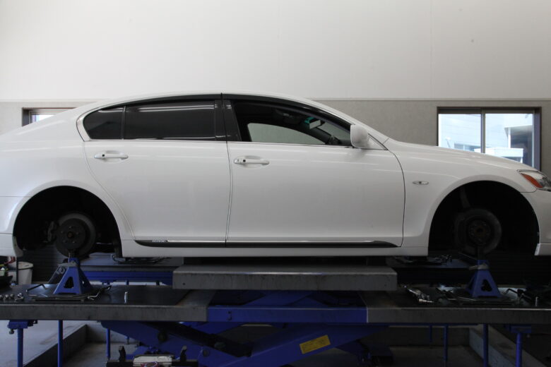 GS GWS191 1G締めと四輪アライメント