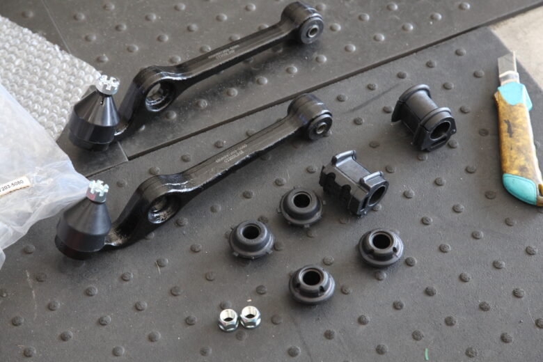 コペン L880K ロアアーム交換と四輪アライメント