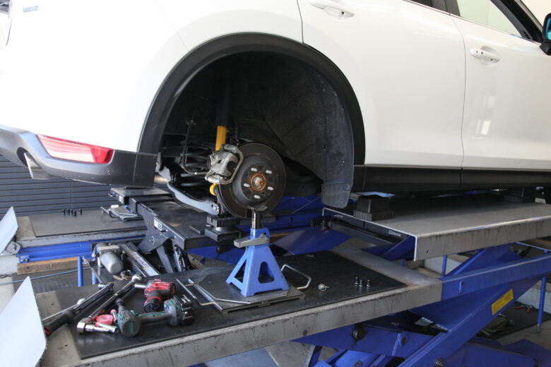 CX-5 1G締めと四輪アライメント