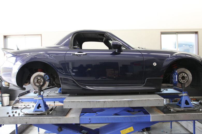 ロードスター NCEC 1G締めと四輪アライメント