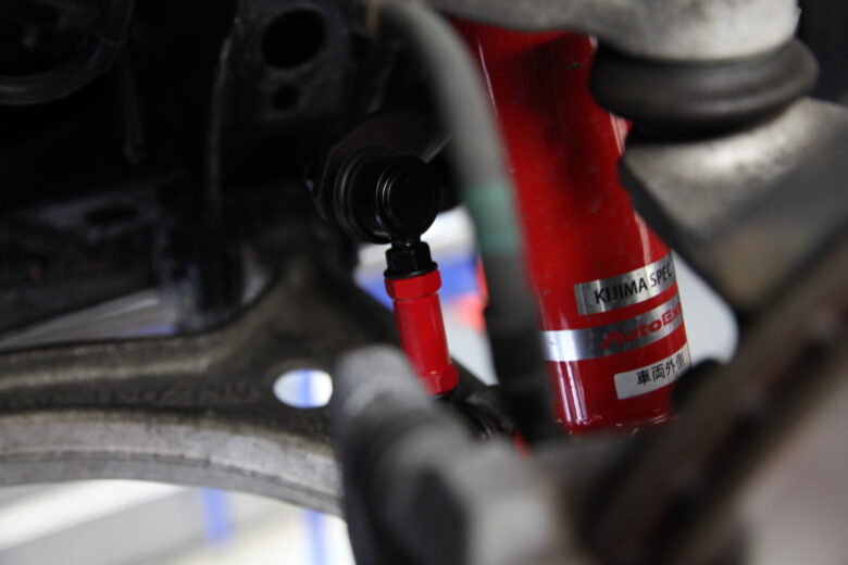 ロードスター NDERC オートエグゼスタビリンクとタイロッドエンド交換 1G締め 四輪アライメント