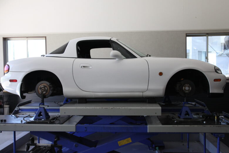 ロードスター NB6C 1G締めと四輪アライメント